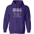 Project Manager Definition T-Shirt CustomCat