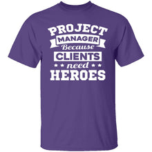 Project Manager Heroes T-Shirt