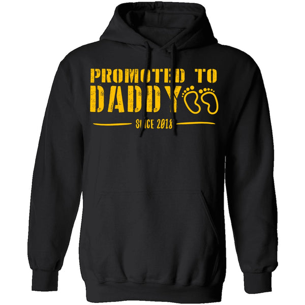 Promoted to Daddy T-Shirt CustomCat