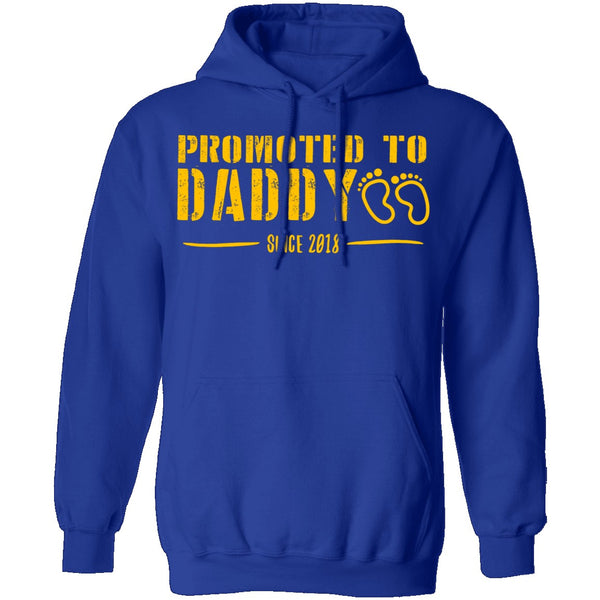 Promoted to Daddy T-Shirt CustomCat