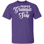 Proper Grammar Is Sexy T-Shirt CustomCat