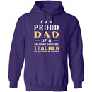 Proud Dad Of An Awesome Teacher T-Shirt CustomCat