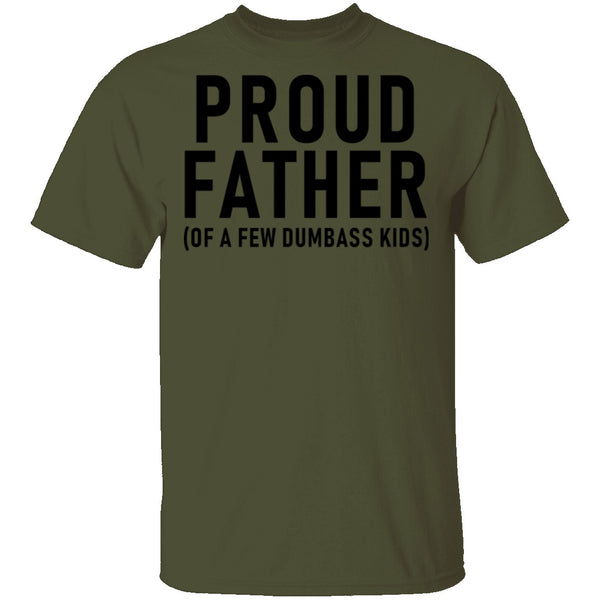 Proud Father T-Shirt CustomCat