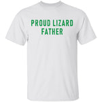 Proud Lizard Father T-Shirt CustomCat
