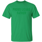 Proud Lizard Father T-Shirt CustomCat