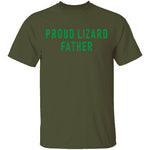 Proud Lizard Father T-Shirt CustomCat