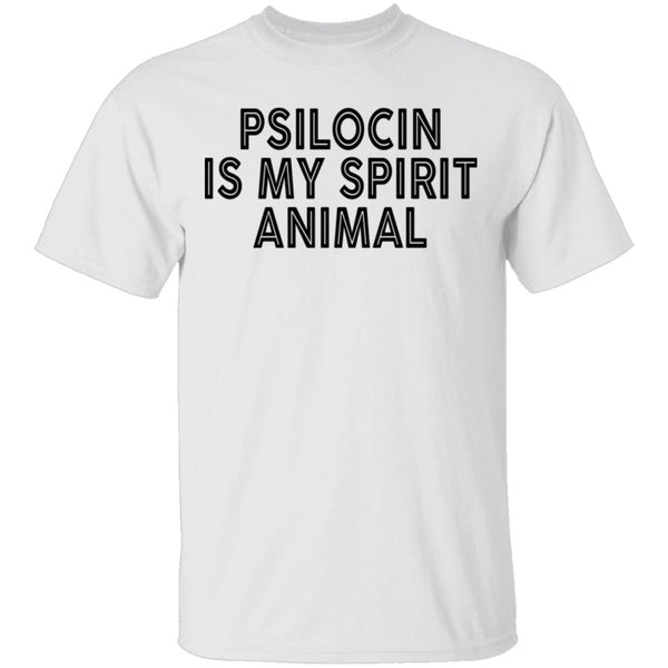 Psilocin Is My Spirit Animal T-Shirt CustomCat