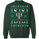 Psychologist Ugly Christmas Sweater CustomCat