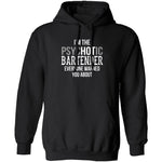 Psychotic Bartender T-Shirt CustomCat