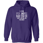 Psychotic Bartender T-Shirt CustomCat