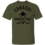 Puck You Canada Eh T-Shirt CustomCat