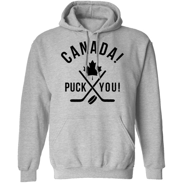 Puck You Canada Eh T-Shirt CustomCat