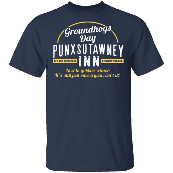 Punxsutawney Inn T-Shirt CustomCat