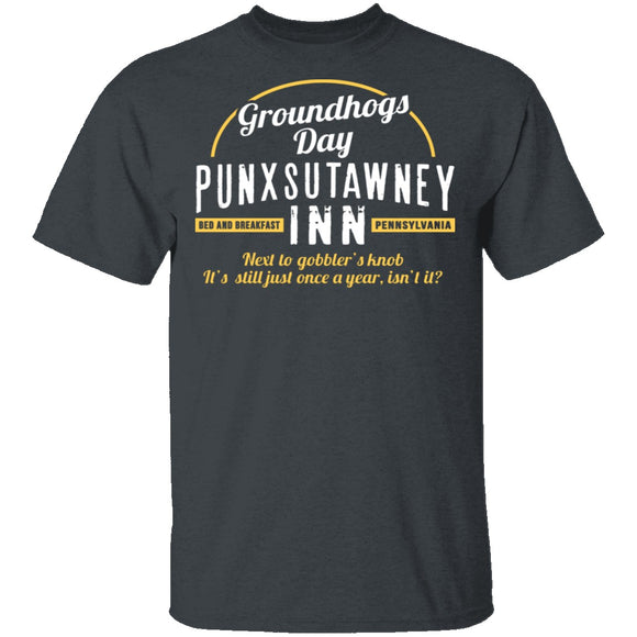 Punxsutawney Inn T-Shirt CustomCat