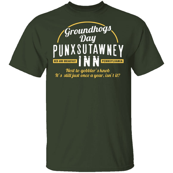 Punxsutawney Inn T-Shirt CustomCat