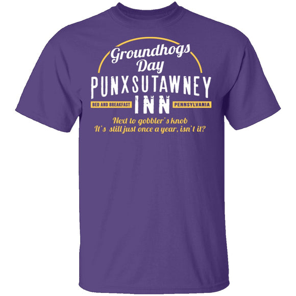 Punxsutawney Inn T-Shirt CustomCat