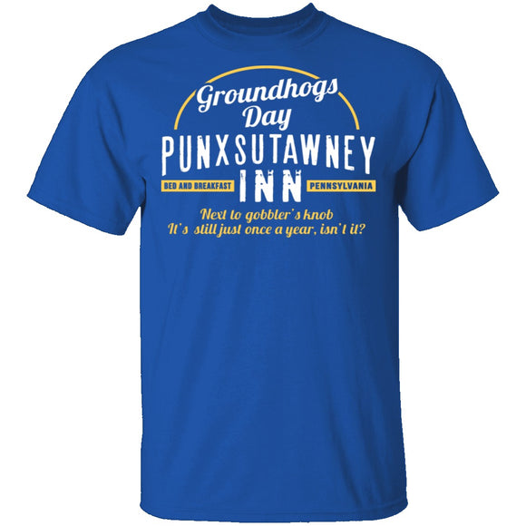 Punxsutawney Inn T-Shirt CustomCat