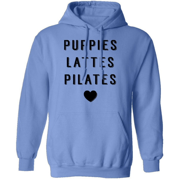 Puppies Lattes Pilates T-Shirt CustomCat