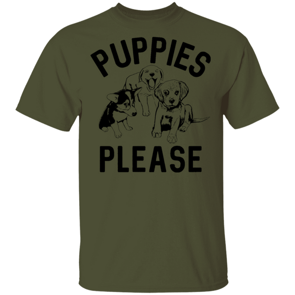 Puppies Please T-Shirt CustomCat