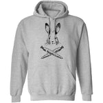 Rabbit And Crossed Carrots T-Shirt CustomCat