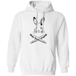Rabbit And Crossed Carrots T-Shirt CustomCat