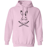 Rabbit And Crossed Carrots T-Shirt CustomCat