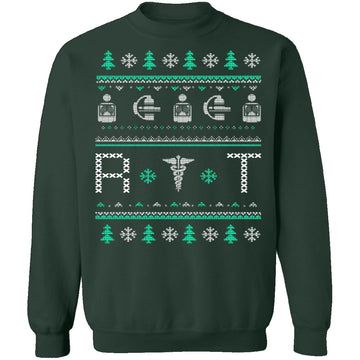 Radiologist Ugly Christmas Sweater CustomCat