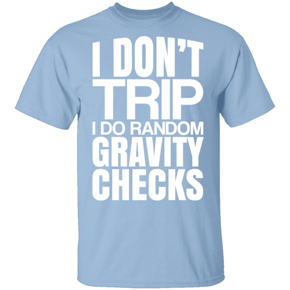 Random Gravity Checks T-Shirt CustomCat