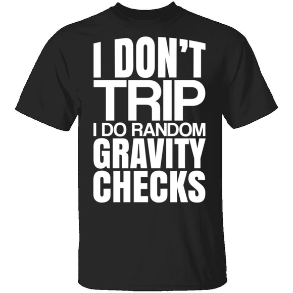 Random Gravity Checks T-Shirt CustomCat