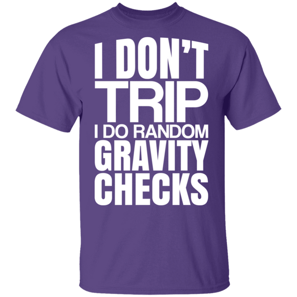 Random Gravity Checks T-Shirt CustomCat