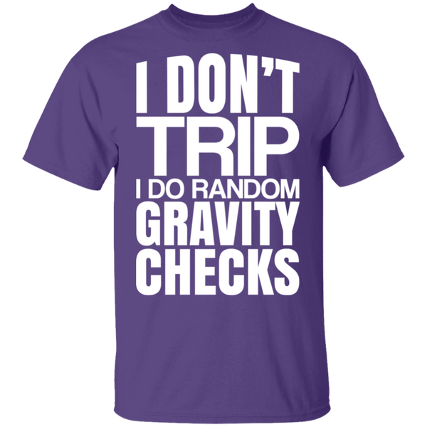 Random Gravity Checks T-Shirt CustomCat