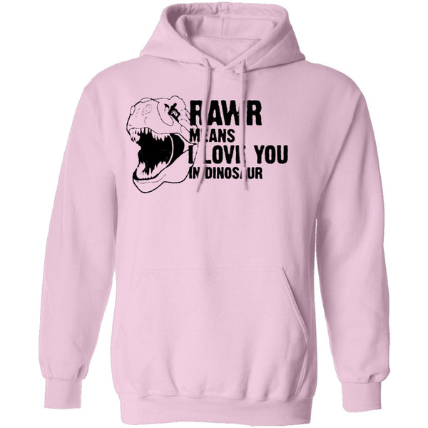 Rawr Means I Love You In Dinosaur T-Shirt CustomCat