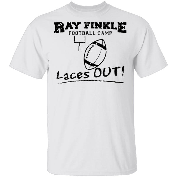 Ray Finkle Football Camp Laces Out T-Shirt CustomCat