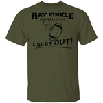 Ray Finkle Football Camp Laces Out T-Shirt CustomCat