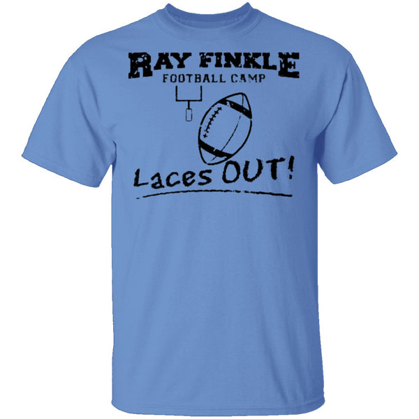 Ray Finkle Football Camp Laces Out T-Shirt CustomCat