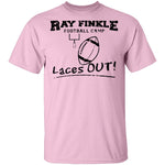 Ray Finkle Football Camp Laces Out T-Shirt CustomCat