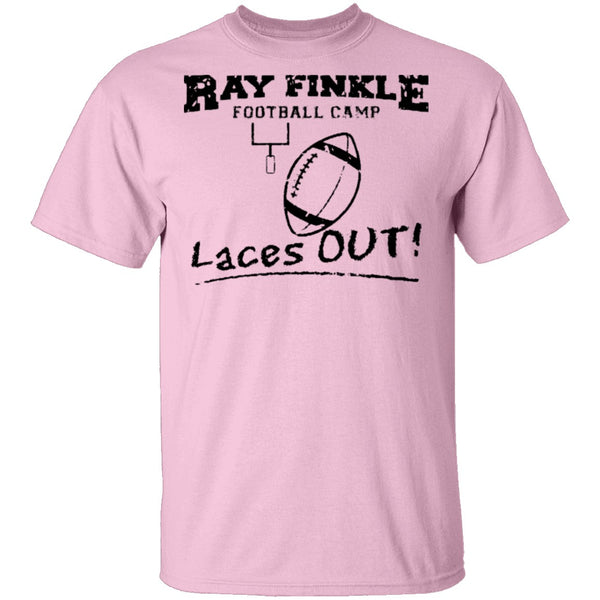Ray Finkle Football Camp Laces Out T-Shirt CustomCat