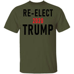 Re-Elect 2020 Trump T-Shirt CustomCat