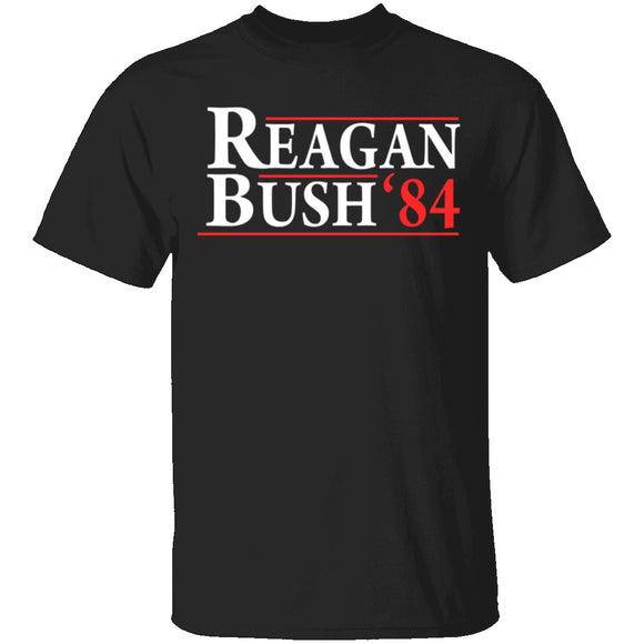 Reagan Bush 84 T-Shirt CustomCat
