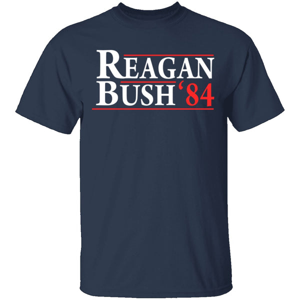 Reagan Bush 84 T-Shirt CustomCat