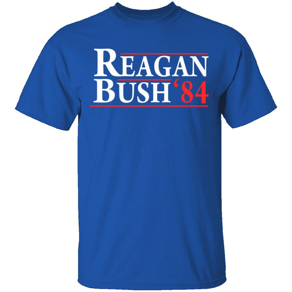 Reagan Bush 84 T-Shirt CustomCat