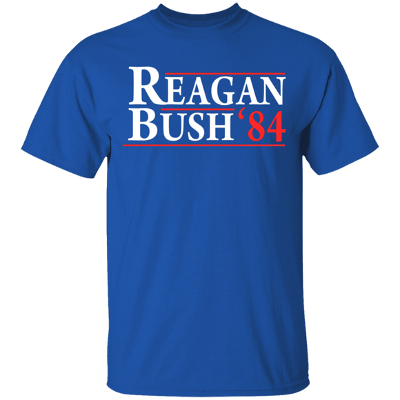 Reagan Bush 84 T-Shirt CustomCat