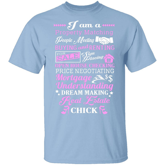 Real Estate Chick T-Shirt CustomCat