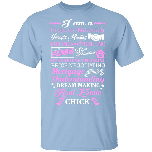 Real Estate Chick T-Shirt CustomCat