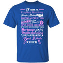 Real Estate Chick T-Shirt CustomCat