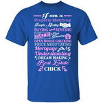 Real Estate Chick T-Shirt CustomCat