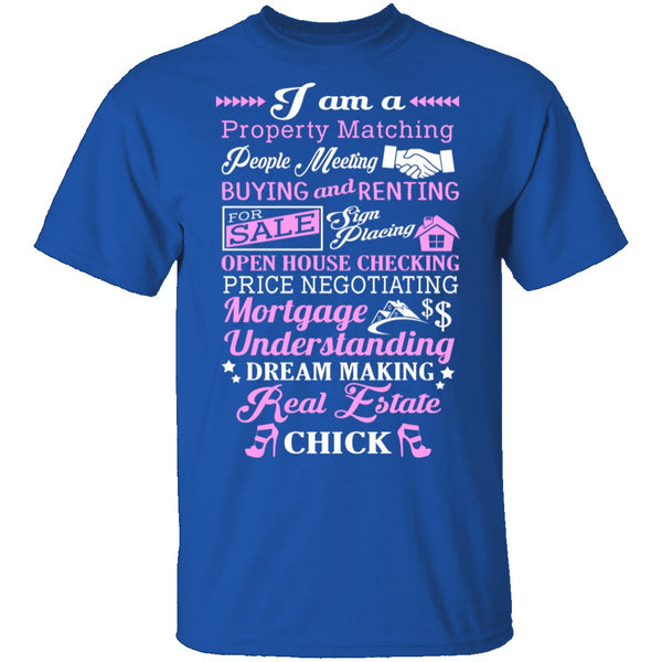 Real Estate Chick T-Shirt CustomCat