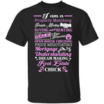 Real Estate Chick T-Shirt CustomCat