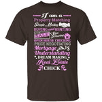Real Estate Chick T-Shirt CustomCat