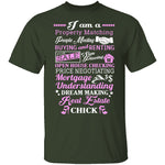 Real Estate Chick T-Shirt CustomCat